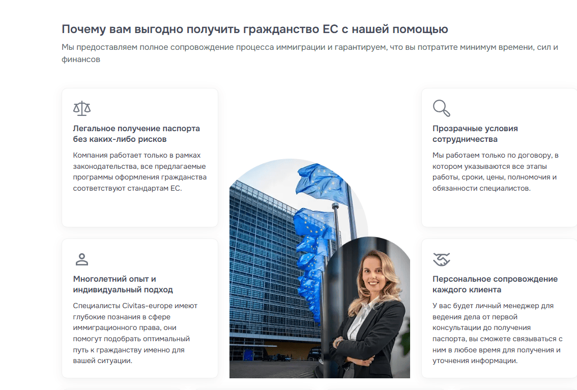 Как организована работа с клиентом Civitas-Europe